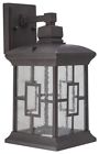 Led-0172f-wd Boston Harbor Outdoor Wall Lantern Cri Rustic Brown 045734660939