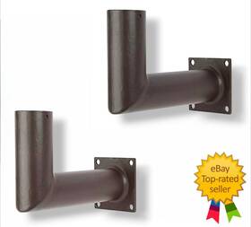 Ldzj01 Led Energy Plus 2 Pack Of Wall Mount 90 Degree Bracket For Street/parking Lot Light 3/8 Inch