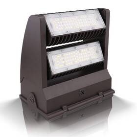 Wp-80w-120v-50k-v2 Led Flying Direct Rotatable Wall Pack Light 80w 5000k 10 800 Lumens Adjustable Head Wa