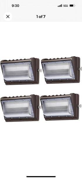 1803d Ledmo 150w Wall Pack Lights Outdoor Led Security Light With Photocell 5000k 4 New