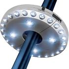 Ledumb28slv Led Concepts Umbrella Lights Patio Lighting Mode Pole 816485021146