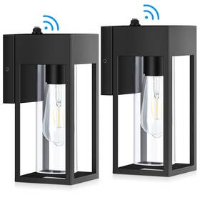 Bdwl02gc01-2p Letry 2 Pack Ip65 Waterproof Outdoor Wall Sconce Dusk To Dawn Sensor For Porch Garage
