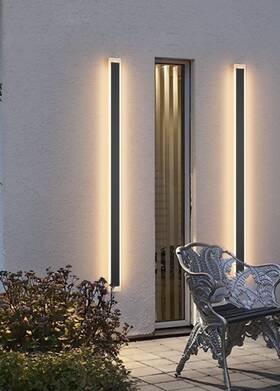 Lexier 601868345694 Dmg 2 Pk 47.2inch Long Outdoor Modern Led Wall Light Waterproof Warm White