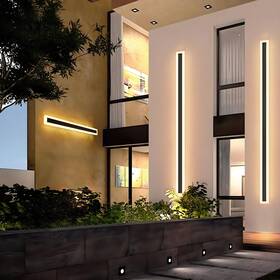 Ip65 Lexier 601868345724 2pack 39inch Long Outdoor Modern Led Wall Light 30w Waterproof Warm Whit Ip65 Lexier 601868345724 2pack 39inch Long Outdoor Modern Led Wall Light 30w Waterproof Warm Whit