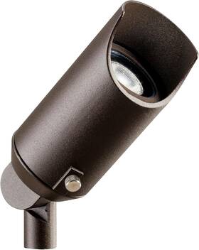 15384azt Lighting 6 Inch Mini Outdoor Accent Light In Textured Architectural Bronze 12v Led Adjustabl