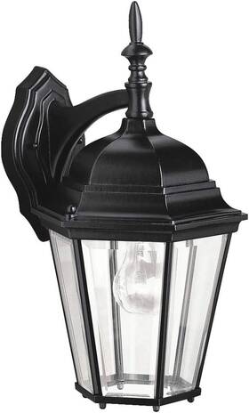 Lighting 313108026026 Madison 17 Inch 1 Light Wall With Clear Beveled Glass In Black Lighting 313108026026 Madison 17 Inch 1 Light Wall With Clear Beveled Glass In Black