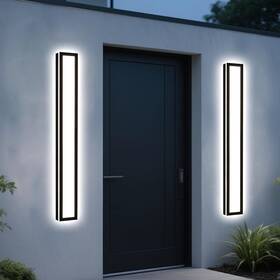4-sfz1271cw-30w-32in-2pc-bl Lighting 2 Pack Outdoor Wall Light For Porch 32 Inch Modern Led Long Lights Fixture