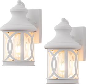 Ca2309-2mww Lighting 2-pack Outdoor Wall Lights Porch Waterproof Sconce Exteri