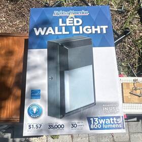9530e-bkst Lights Of America Led Wall Light 13w 800 Lumens Black Outdoor Energy Star 9530e-bkst Lights Of America Led Wall Light 13w 800 Lumens Black Outdoor Energy Star