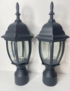 Lit-path 637740946802 2pc Dusk To Dawn Outdoor Post Lighting Fixture With E26 Medium Base 60w Lit-path 637740946802 2pc Dusk To Dawn Outdoor Post Lighting Fixture With E26 Medium Base 60w