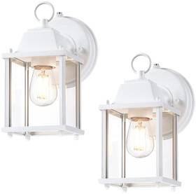 Lit-path 741365851417 Litpath Dusk To Dawn Outdoor Wall Lantern Sconce Waterproof Proch Ligh