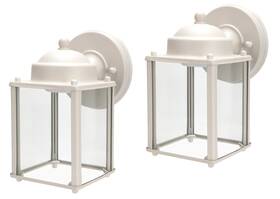 Lt-wl017 Lit-path Led Wall Lantern Sconce 2-pack 800 Lumen 5000k White Light