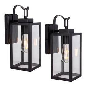 Lt-wl024 Lit-path Outdoor Wall Lantern Sconce As Porch Lighting Fixture E26 Medium Base Max