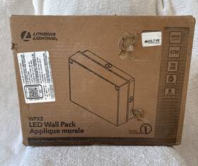 Wpx2led40kmvoltpedblxd Lithonia Lighting 194995318292 Nib Wallpack 40k 47w 120/277 Wpx2led40kmvoltpedblxd Lithonia Lighting 194995318292 Nib Wallpack 40k 47w 120/277