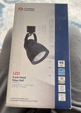 2-lithonia Lithonia Lighting 230hwp Lightning Ltihbell Led 27k 90 Cri Dbl M4 Track Light Heads 2-lithonia Lithonia Lighting 230hwp Lightning Ltihbell Led 27k 90 Cri Dbl M4 Track Light Heads
