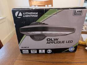 Olw14 Lithonia Lighting 745977919336 Wh Olw Led Outdoor Wall Mount Area Light 1490 Lumens