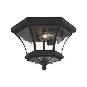 7052-04 Livex Lighting Monterey 2 Light Outdoor/indoor Black Finish Solid Bra 7052-04 Livex Lighting Monterey 2 Light Outdoor/indoor Black Finish Solid Bra