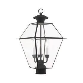 2384-04 Livex 847284000964 Lighting Westover 3 Light Outdoor Black Finish Solid Brass Wall 2384-04 Livex 847284000964 Lighting Westover 3 Light Outdoor Black Finish Solid Brass Wall
