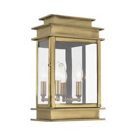 Livex 847284048430 Lighting 2016-01 Transitional 2-light Outdoor Wall Lantern Antique Brass Livex 847284048430 Lighting 2016-01 Transitional 2-light Outdoor Wall Lantern Antique Brass