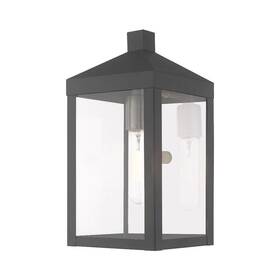Livex 847284058736 Lighting 20582-76 Nyack 12.75 Inch 1-light Outdoor Wall Lantern Scandinavian