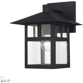 21323-14 Livex Lighting Crestlake Outdoor Wall Light Textured Black
