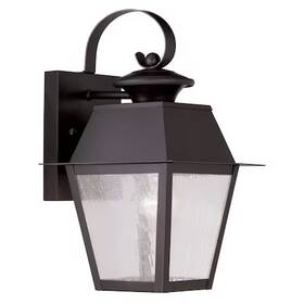 2162-07 Livex Lighting Mansfield 1 Light Bronze Outdoor Wall La 2162-07 Livex Lighting Mansfield 1 Light Bronze Outdoor Wall La