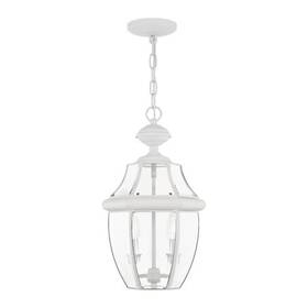 2255-03 Livex Lighting Monterey 2 Light White Outdoor Pendant L