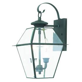 2281-61 Livex Lighting Westover 2 Light Charcoal Outdoor Wall Lantern