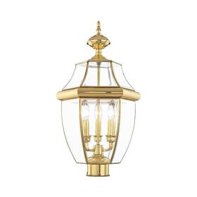 2354-02 Livex Lighting - Monterey 3 Light Outdoor Post Top Lantern In Traditional