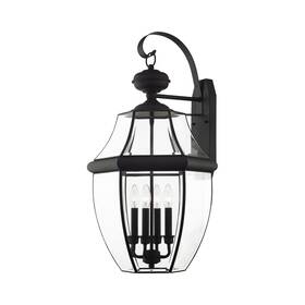 2356-04 Livex Lighting - Monterey 4 Light Outdoor Wall Lantern In Traditional Style
