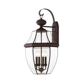 2356-07 Livex Lighting Monterey - 4 Light Outdoor Wall Lantern In Traditional