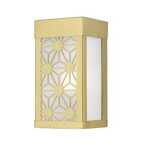 24321-32 Livex Lighting 2 Pack - Berkeley Outdoor Wall Light Satin Gold