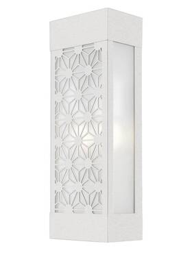 24322-91 Livex Lighting Berkeley 2 Light 17 Inch Brushed Nickel Outdoor Sconce