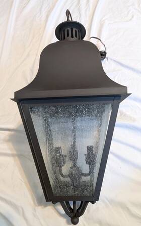 2557-07 Livex Lighting Amwell 3-light Outdoor Hanging Lantern 27.5 Inch Tall 10.5 W