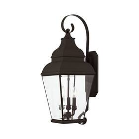 2593-07 Livex Lighting - Exeter 3 Light Outdoor Wall Lantern In Farmhouse Style 10 2593-07 Livex Lighting - Exeter 3 Light Outdoor Wall Lantern In Farmhouse Style 10