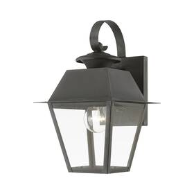 Style-12.5 Livex Lighting 27212-61 Wentworth - 1 Light Small Outdoor Wall Lantern In Classic Inches Tall