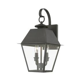 27215-61 Livex Lighting - Wentworth 2 Light Medium Outdoor Wall Lantern In Classic