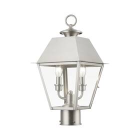 27216-91 Livex Lighting - Wentworth 2 Light Medium Outdoor Post Top Lantern In Classic 27216-91 Livex Lighting - Wentworth 2 Light Medium Outdoor Post Top Lantern In Classic