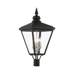 27376-04 Livex Lighting Adams - 4 Light Extra Large Outdoor Post Top Lantern In 27376-04 Livex Lighting Adams - 4 Light Extra Large Outdoor Post Top Lantern In