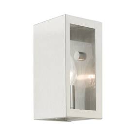 29121-91 Livex Lighting 29121 Winfield 9 Inch Tall Commercial Wall Sconce - Nickel