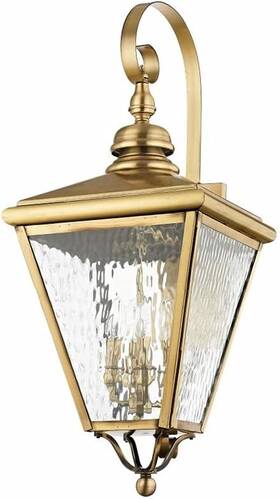 Livex Lighting 726084478084 2036-01 Transitional Four Light Outdoor Wall Lantern From Cambridge Collec