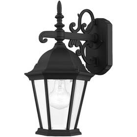 7555-14 Livex Lighting Hamilton Outdoor Wall Light Textured Black