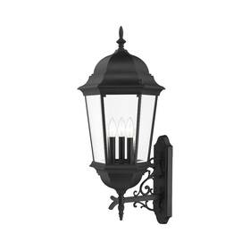 7566-14 Livex Lighting - Hamilton 3 Light Outdoor Wall Lantern In Traditional Style