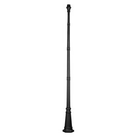 7617-14 Livex Lighting Outdoor Cast Aluminum 114.5 Inch Textured Black Lamp Post