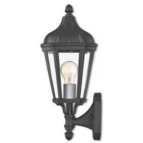 76182-14 Livex Lighting Morgan 1 Light Textured Black Outdoor Wa