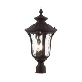 7859-07 Livex Lighting - Oxford 3 Light Outdoor Post Top Lantern In Traditional Style
