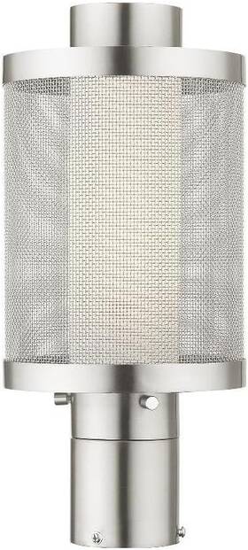 Livex Lighting 847284000940 New 20684-91 1 Light Brushed Nickel Post Fast Shipping Livex Lighting 847284000940 New 20684-91 1 Light Brushed Nickel Post Fast Shipping