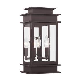 Livex Lighting 847284003613 2014 Princeton 2 Light Single Outdoor Wall Sconce - Bronze Livex Lighting 847284003613 2014 Princeton 2 Light Single Outdoor Wall Sconce - Bronze