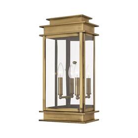 Livex Lighting 847284048249 - Princeton 2 Light Outdoor Wall Lantern In Traditional Style
