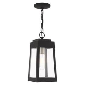 Livex Lighting 847284059146 - Oslo 1 Light Outdoor Pendant Lantern In Mid Century Modern Livex Lighting 847284059146 - Oslo 1 Light Outdoor Pendant Lantern In Mid Century Modern